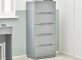 Manhattan Grey Five Drawer Chest - room